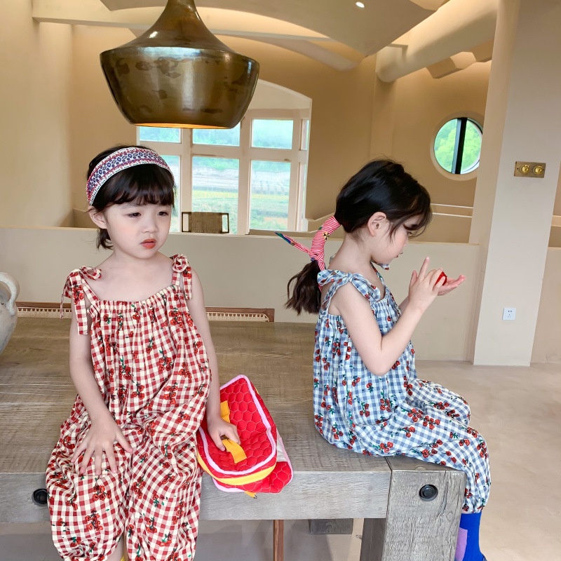 Áo liền quần Hoa Phong Cách Hàn Quốc Cho Bé Gái