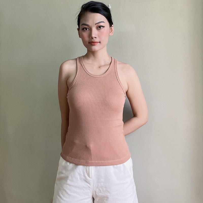 [Mã SKAMFSW175 giảm 10K đơn 50K] Áo ba lỗ nữ, áo thun sát nách ôm body Audrey studio
