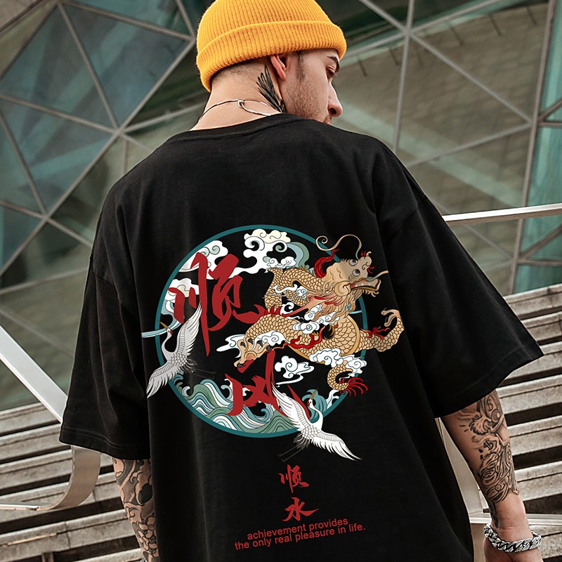 Áo Thun Nam Tay Ngắn Phong Cách Hàn Quốc Size Lớn M-5XL