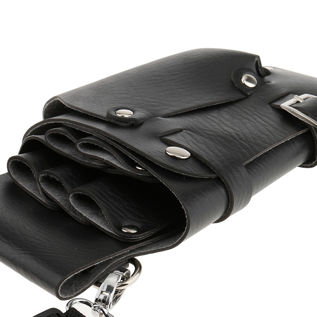 [Fenteer1] Túi Da PU Đựng Kéo Cắt Tóc Đa Năng Cho Thợ Cắt Tóc