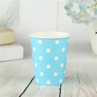 Sét 10 cốc giấy chấm bi