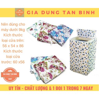 Áo trùm máy giặt cửa trên