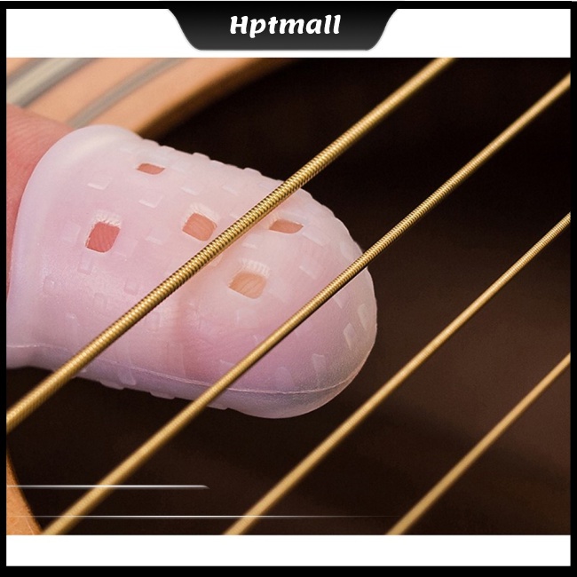 Set 5 Vỏ Bọc Ngón Tay Chống Trượt Giúp Giảm Đau Chơi Đàn Ukulele/Guitar Điện