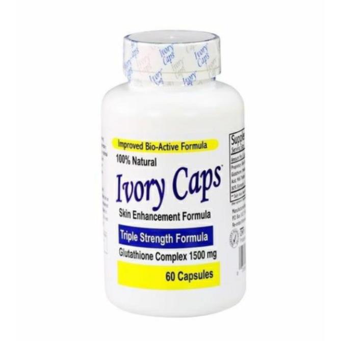 Viên Uống Ivory trắng da, giảm nám, tàn nhang Ivory Caps 60 viên của mỹ