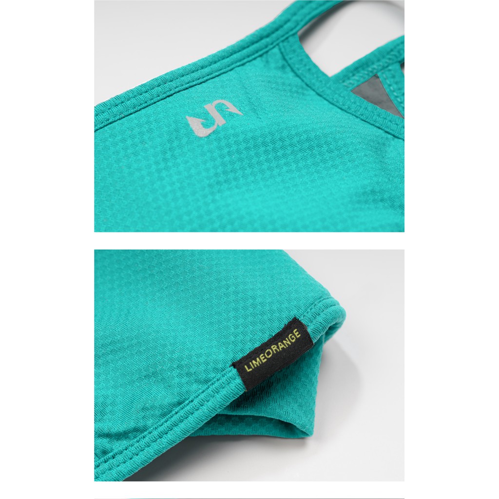 Khẩu trang vải kháng khuẩn Unisex màu xanh ngọc đậm Lime Orange AU20614102 | BigBuy360 - bigbuy360.vn