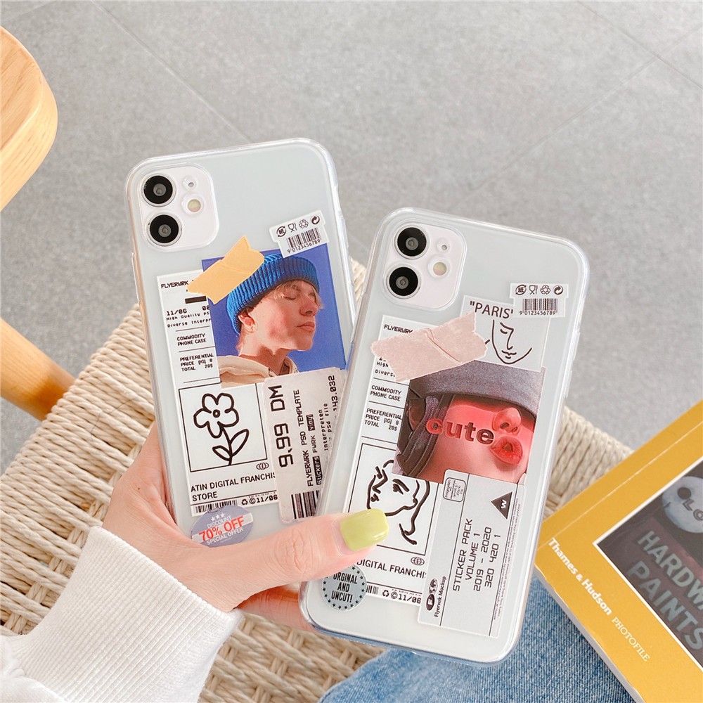 Ốp điện thoại TPU mềm phong cách Âu Mỹ cho iPhone 11 Pro Max X Xs Max XR 7 Plus 8 Plus 6 Plus 6S Plus | BigBuy360 - bigbuy360.vn