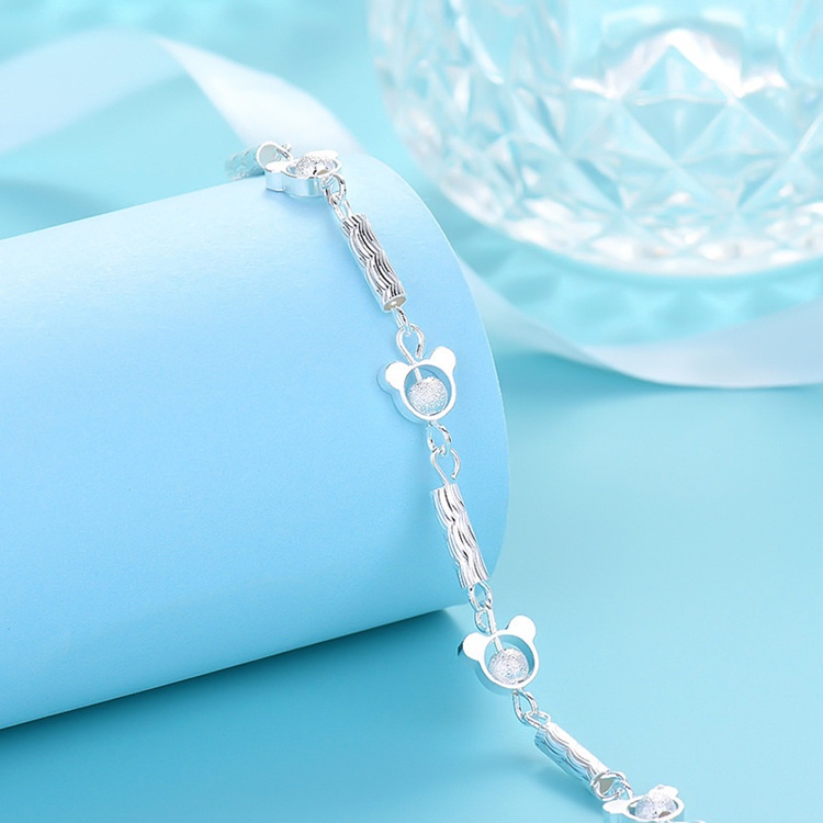 Lắc tay nữ thời trang cực xinh, bạc S925 - LT123