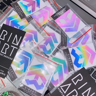 Decal Logo Sticker Patch in áo ủi trực tiếp lên vải hình biểu tượng 5THEWAY PHẢN QUANG 7 MÀU