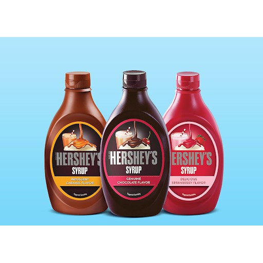 (3 vị) Siro nguyên chất Hershey's Syrup chai 623 - 650gr