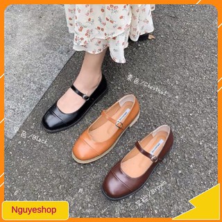 Giày mary jane da mềm big size 35-42