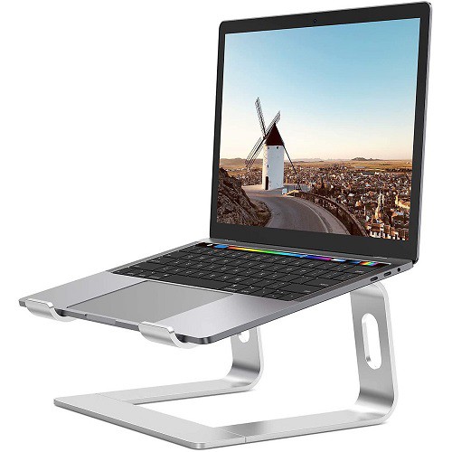 [ 𝑭𝑹𝑬𝑬𝑺𝑯𝑰𝑷 ] Giá đỡ để laptop stand notebook Macbook  hợp kim nhôm có thể tháo rời kiêm tản nhiệt CR06