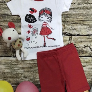BỘ CARTERS IN HÌNH BÉ GÁI