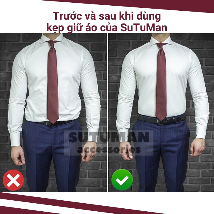 1 Cặp Đai Kẹp Sơ Vin S-Holder Giữ Áo Quần Thẳng Khi Đóng Thùng SuTuVN Phụ Kiện Thời Trang Nam Hiện Đại