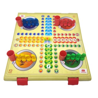 Cờ Cá Ngựa Mica Cỡ Đại 42x42cm Bàn cũng Là Hộp Đựng Quân