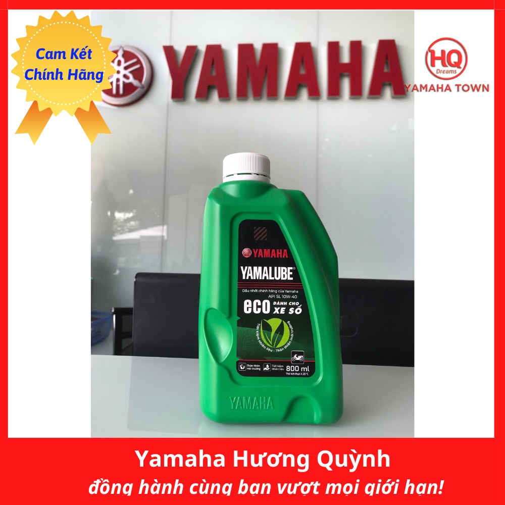 Dầu nhớt xe số, xe exciter (chính hãng Yamaha) Yamalube Eco API SL 10W - 40 - Xe máy Hương Quỳnh