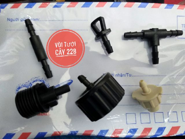 Phụ Kiện Lọc, Tê Nối Béc Phun Sương Tự Động Aquamate Cho Ống Tio 5, 6ly