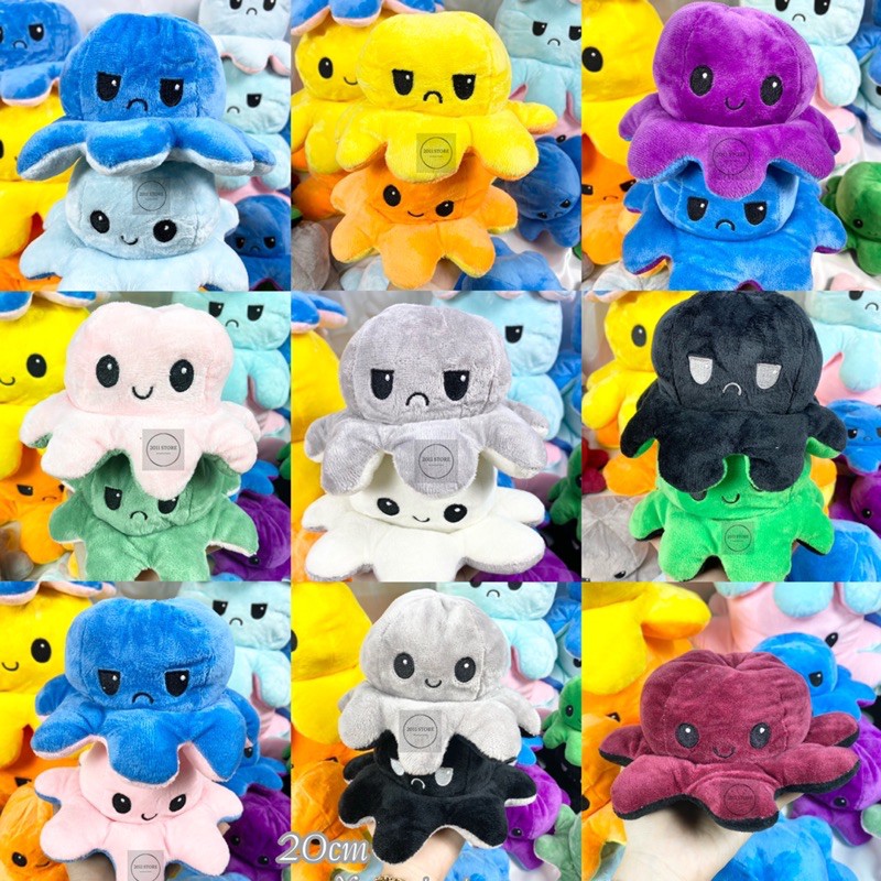 Gấu bông bạch tuộc cảm xúc , size 20/30/40cm