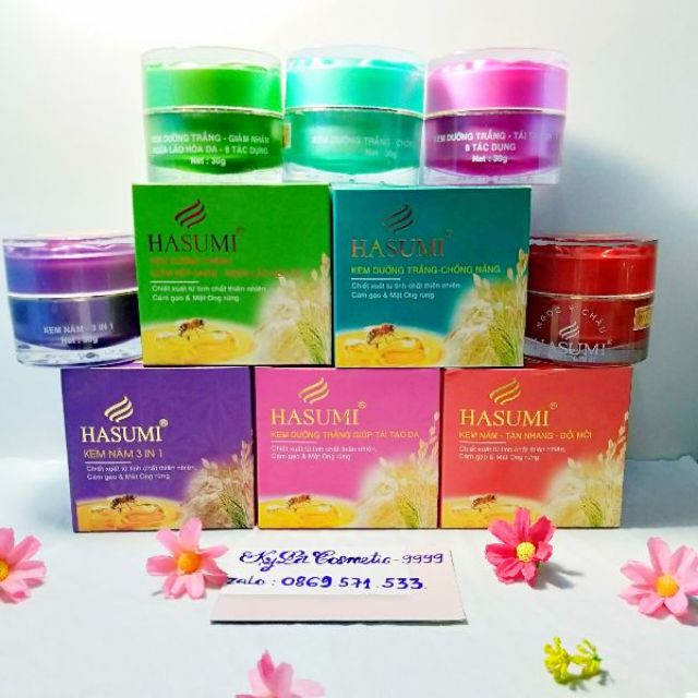 Kem dưỡng trắng da chống nắng hasumi 30g