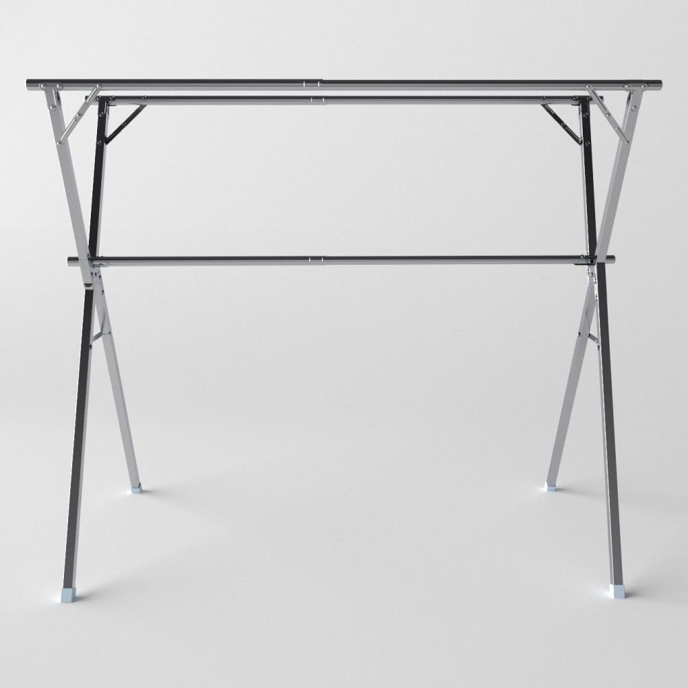 Qui Phúc Giàn Phơi Quần Áo Thông Minh Hichiwa - 2 Sào Phơi Đồ Chính Inox