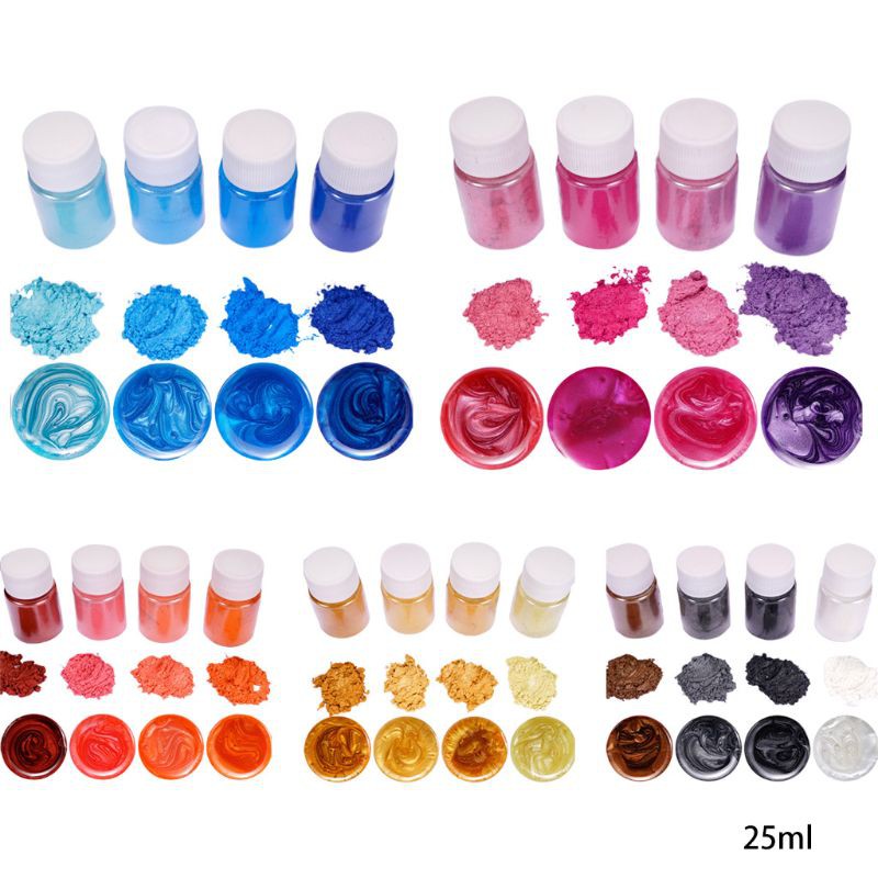 Set 4 Lọ Bột Trang Trí Làm Đồ Trang Sức