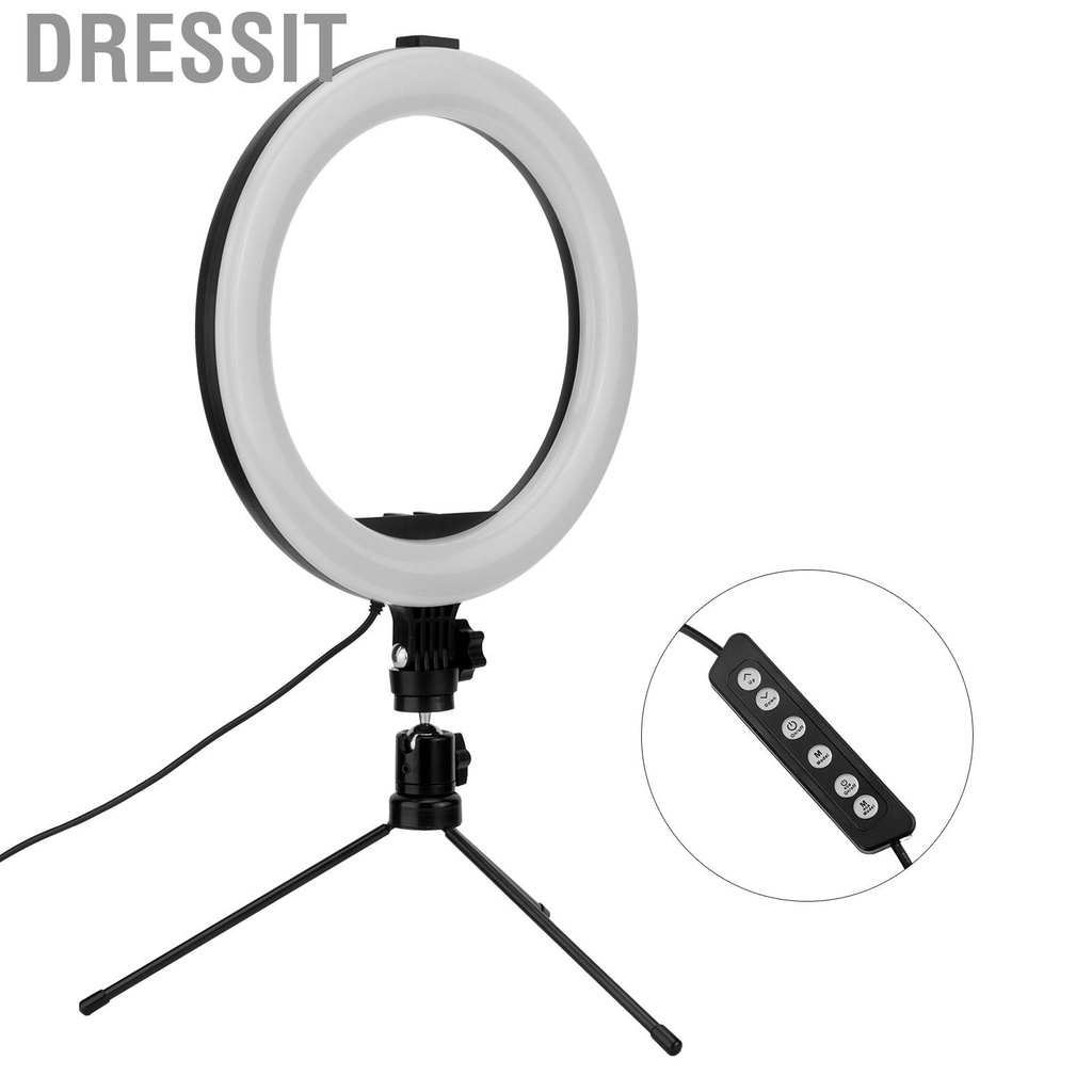 Vòng Đèn Led 10 Bóng Rgb Kèm Giá Đỡ Ba Chân Để Bàn Hỗ Trợ Live Stream / Chụp Ảnh | BigBuy360 - bigbuy360.vn