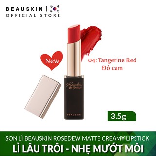 Son lì Màu đỏ cam Beauskin Rosedew Matte Creamy Lipstick 04 3.5g