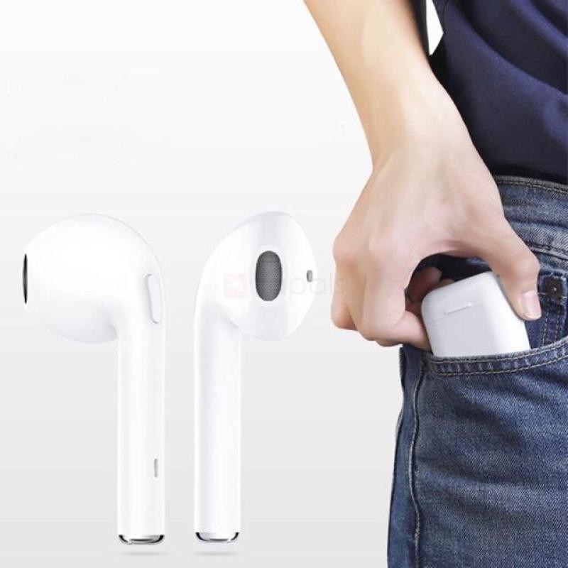 Tai nghe ko dây kết nối Bluetooth I7S TWS thiết kế nhét tai mini dành cho ĐT Android táo