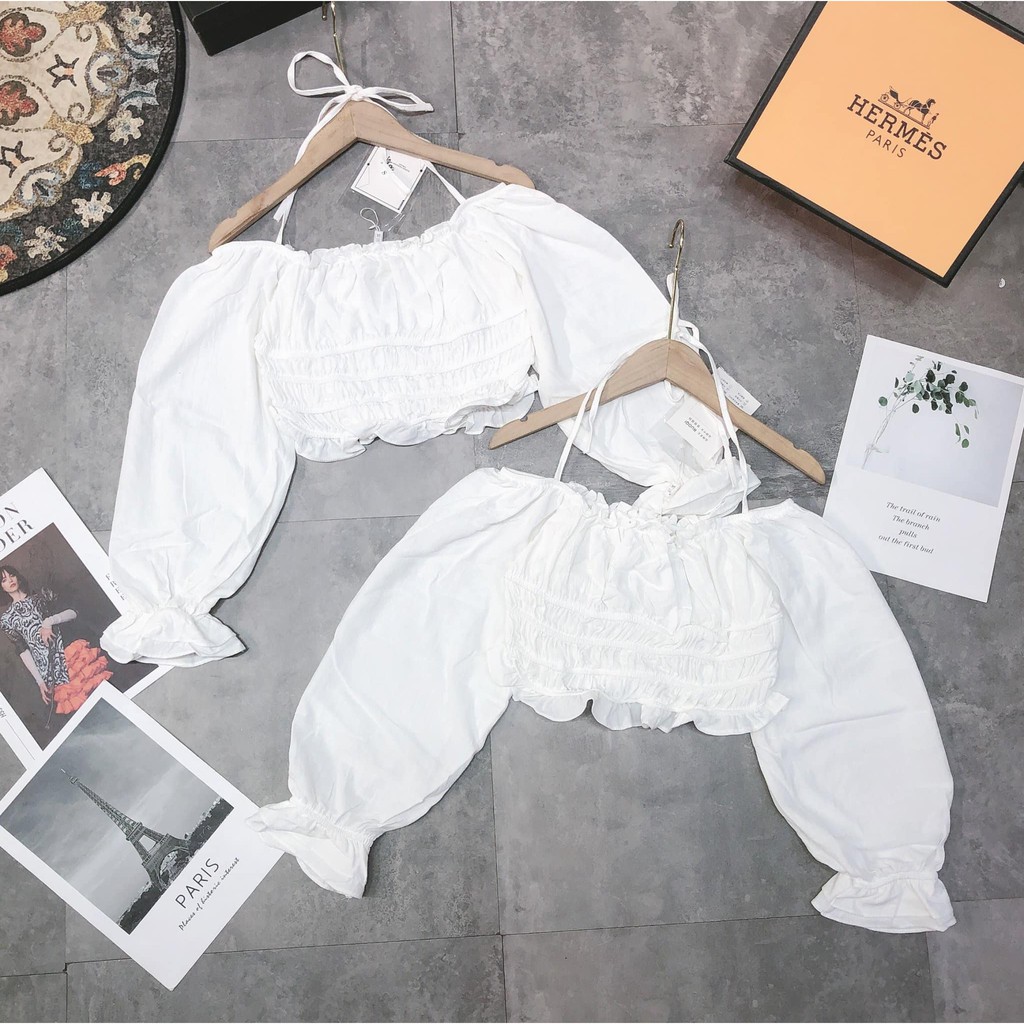 [Mã WASKT304 giảm 15% tối đa 30K đơn 99K] ÁO trắng crroptop buộc dây 99(Kèm ảnh thật,video) | BigBuy360 - bigbuy360.vn