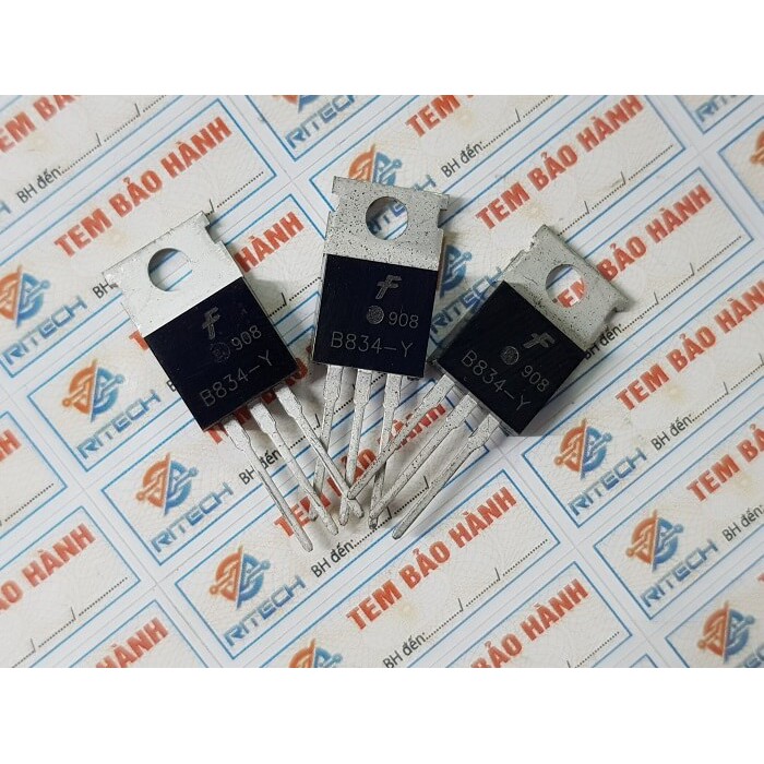 [Combo 5 chiếc] B834-Y, 2SB834, B834 Transistor PNP 3A-60V TO-220