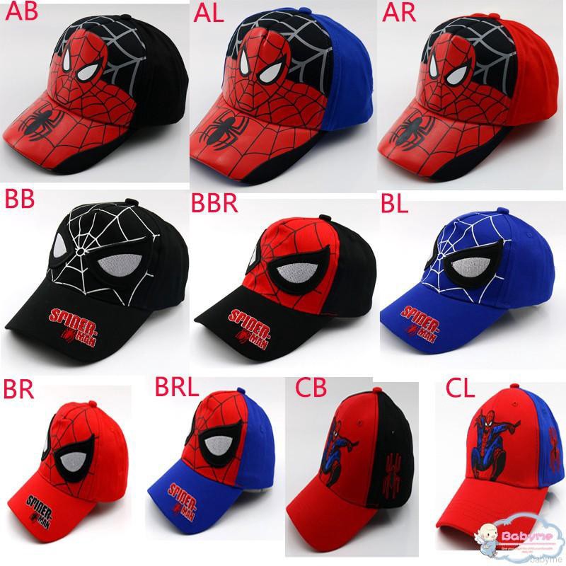 Nón lưỡi trai họa tiết Spiderman thời trang cho trẻ em