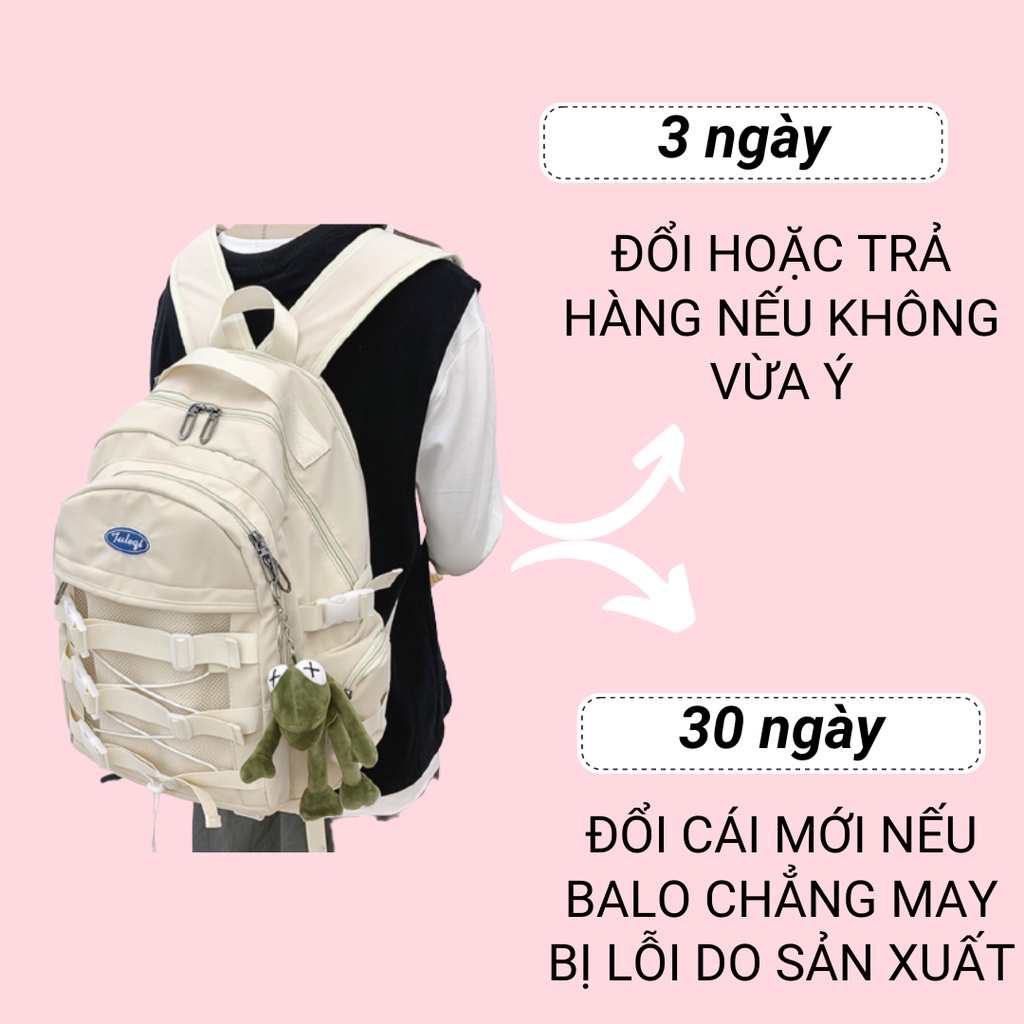 Balo đi học Unisex nam nữ cỡ lớn chứa laptop 17 inch tặng kèm móc vịt G205 - BaloGigo