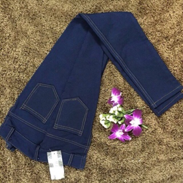 [ Mã FAMAYWA giảm 10K đơn 50K] Quần legging giả jean cạp khoá 1 nút | BigBuy360 - bigbuy360.vn