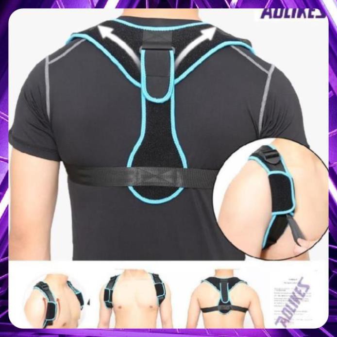 Đai chống gù lưng Aolikes al 3104 áo cố định xương đòn trợ lực vẹo thẳng cột sống cận thị chấn thương khuyết tật