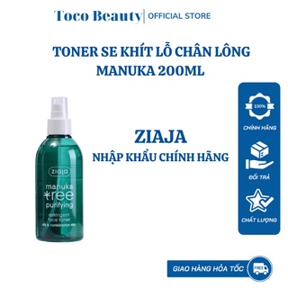 Xịt khoáng kiềm dầu dưỡng ẩm se khít lỗ chân lông làm sạch da Manuka Tree Purifying Astringent Face Toner ZIAJA