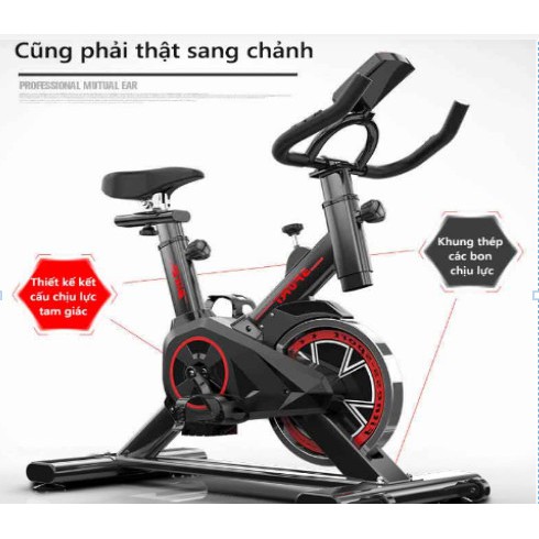 [Siêu sale]Xe đạp tập gym thể dục tại nhà, kiểu dáng thể thao Tặng kèm Đồng hồ+Trụ đấm bốc