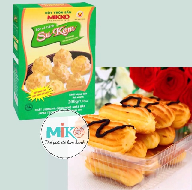 Bột trộn sẵn vỏ bánh sukem Mikko 200 gram