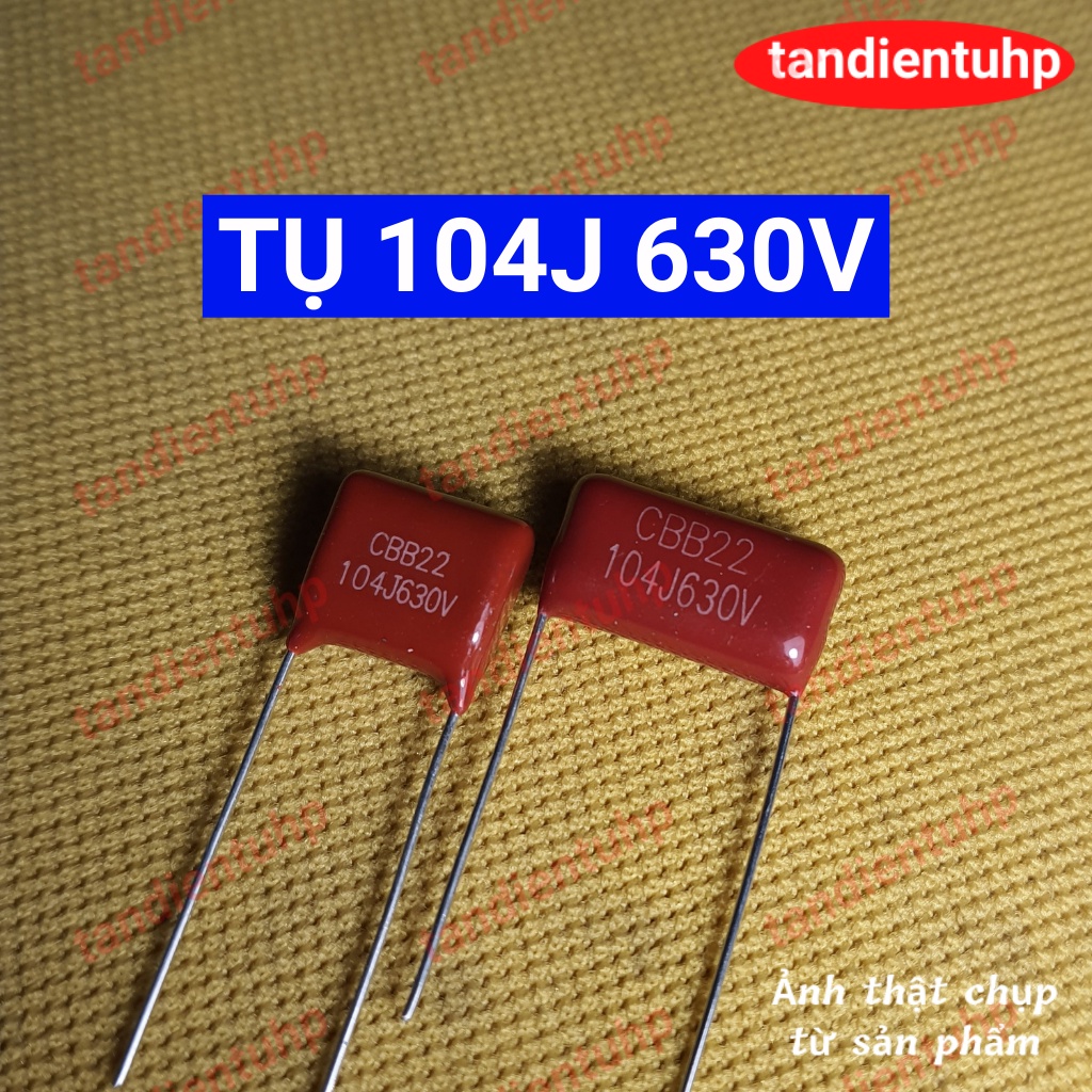 5 HOẶC 10 CHIẾC TỤ 124J 630V CBB22 KHOẢNG CÁCH 2 CHÂN 15mm CAO 10mm và 15mm cao 8mm CHẤT LƯỢNG TỐT