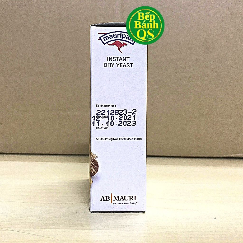 Men khô, men nở bánh mì Instant Dry Yeast Mauripan Hộp 5 Gói 10g