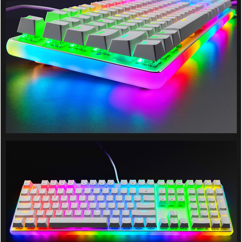 ⭐CHÍNH HÃNG⭐ Bàn phím cơ Chơi Game Royal Kludge RK918 RGB. Thiết kế đẹp, đèn nền RGB rực rỡ. Có dây, Full size 108 phím | BigBuy360 - bigbuy360.vn