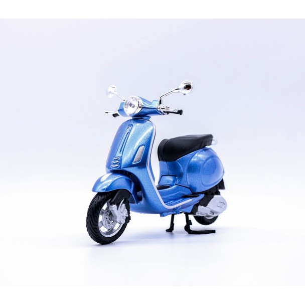 XE MÔ HÌNH VESPA PRIMAVERA 150 Màu Xanh | MAISTO tỷ lệ 1:12