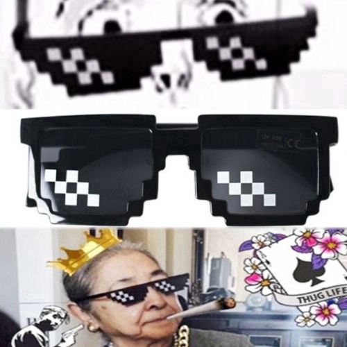 Kính mát gọng nhựa thiết kế sáng tạo