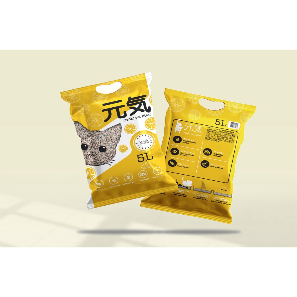 Cát vệ sinh mèo Genki