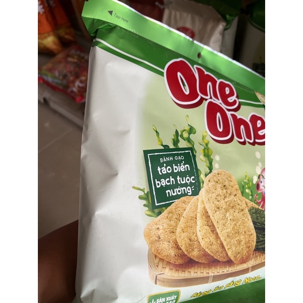 Bánh gạo One One Tảo biển bạch tuộc nướng 155g