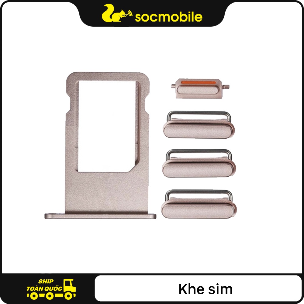 Bộ phím bấm khay sim IP 6s-> 8Plus