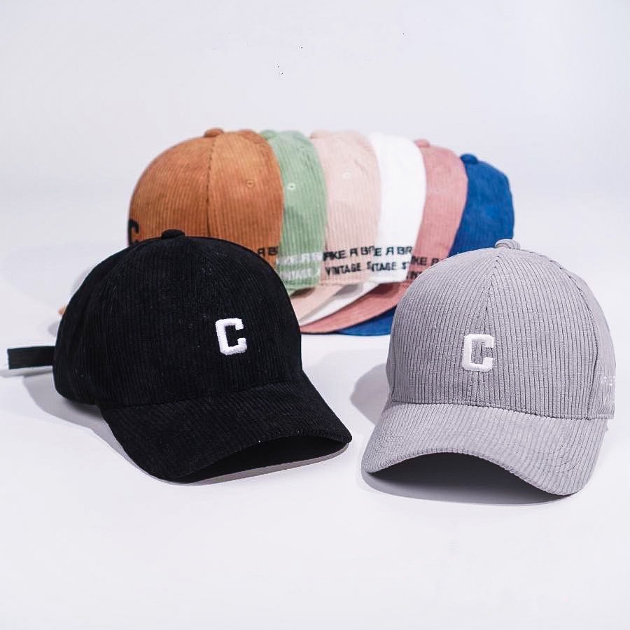 Mũ Lưỡi Trai Nón Chữ C Unisex Nam Nữ 416 Chất Nhung Cao Cấp - Hata24h