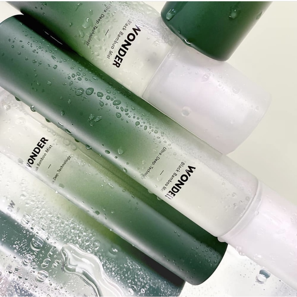 Xịt Khoáng thuần chay HARUHARU WONDER BLACK BAMBOO 80ml