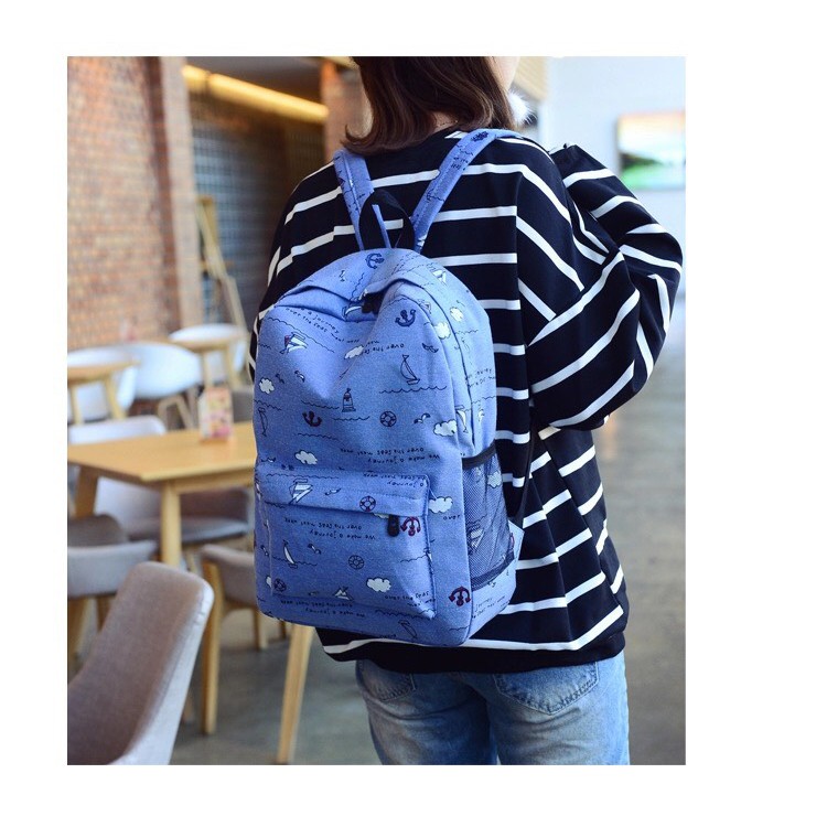 Ba Lô Thời Trang Học Sinh, Sinh Viên Hình Ngộ Nghĩnh Cá Tính