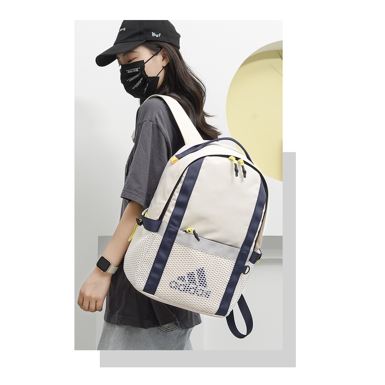 Ba Lô Adidas Dày Dặn Có Dây Đeo Vai Phong Cách Nhật Bản Cho Nam Nữ