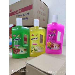 NƯỚC LAU SÀN G-OKAY CHAI 1000ML THƠM NGÁT