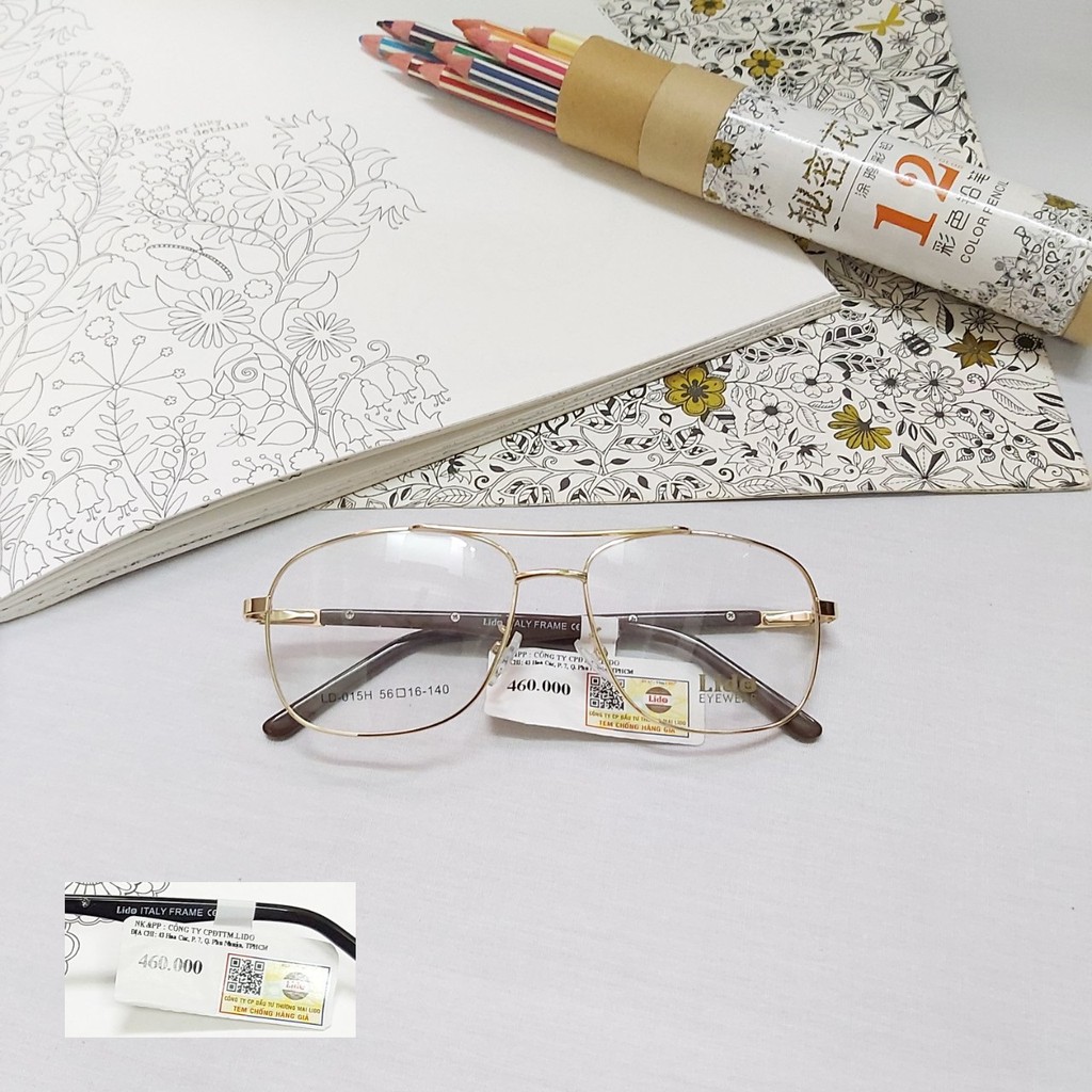 Gọng Kính LIDO Titanium Frame Italy Công Nghệ Italy
